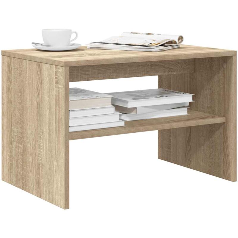 foto del prodotto mobile porta tv rovere sonoma 60x40x40 cm in legno multistrato vidaxl