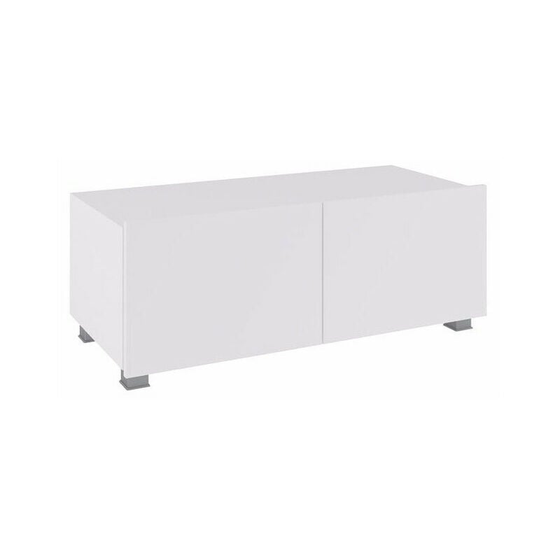 foto del prodotto mobile porta tv tivdalu 104, bianco bianco lucido, il numero di porte 0, numero di cassetti 0, 100x37x43cm