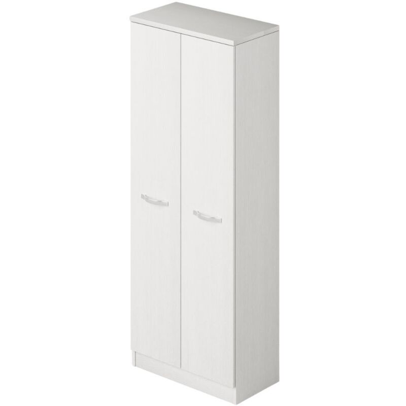 foto del prodotto mobile portascope con 5 ripiani colore bianco frassinato 71x182h cm gabriella