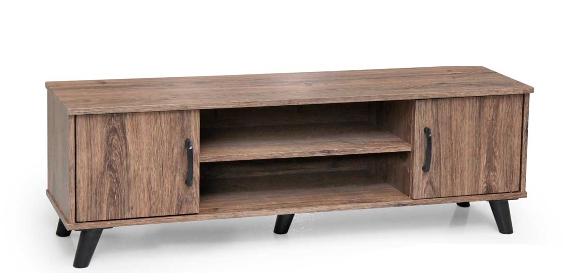 foto del prodotto mobile salotto basso porta tv madia noce cm 120 x 33 x 40 h