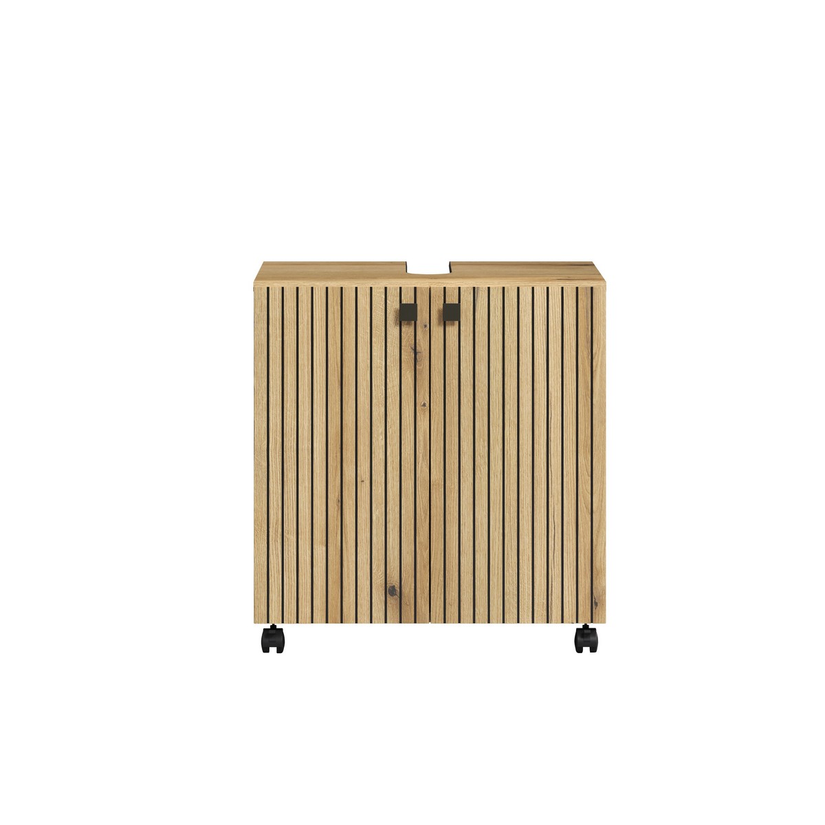 foto del prodotto mobile sotto lavabo pure, marrone, truciolare melaminico, 60x64x42 cm, epikasa
