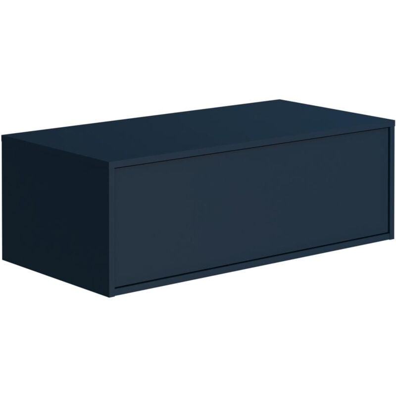 foto del prodotto mobile sotto lavabo sospeso 94 cm blu notte teana ii