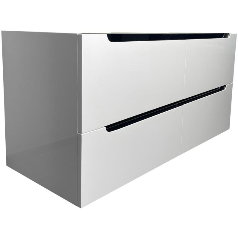 foto del prodotto mobile sotto lavabo sospeso l120 x h57 cm bianco selita