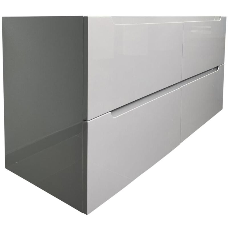 foto del prodotto mobile sotto lavabo sospeso l120 x h57 cm grigio selita