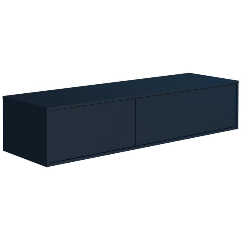 foto del prodotto mobile sotto lavabo sospeso l150 cm blu notte isaure ii