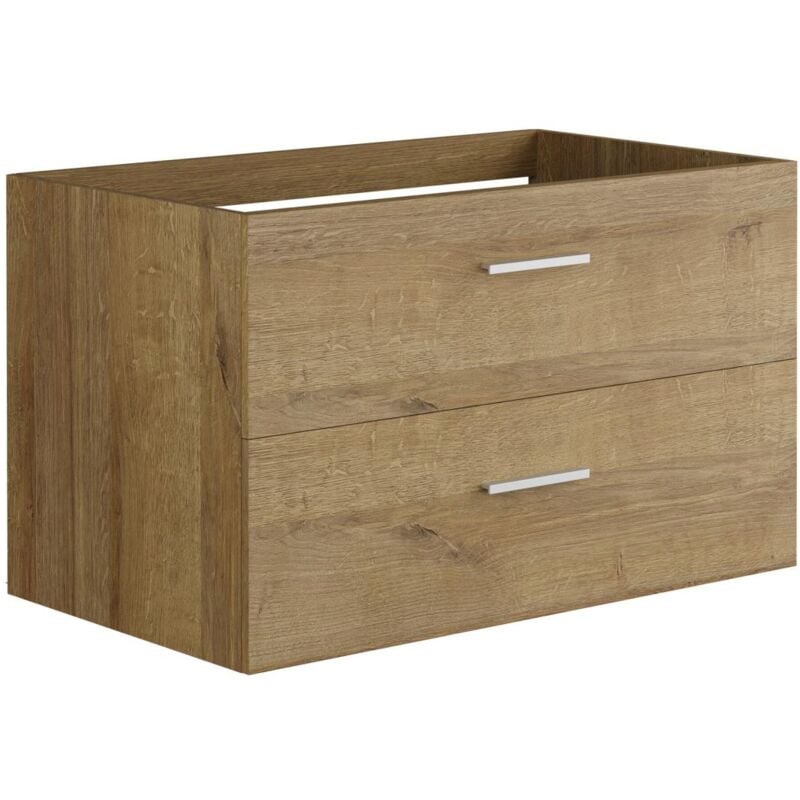foto del prodotto mobile sotto lavabo sospeso naturale chiaro 80 cm kayla