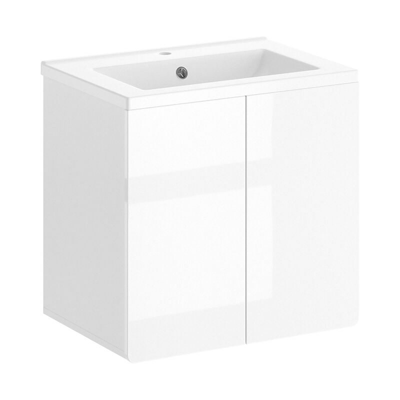 foto del prodotto mobile sottolavabo per bagno izan, bianco, vicco