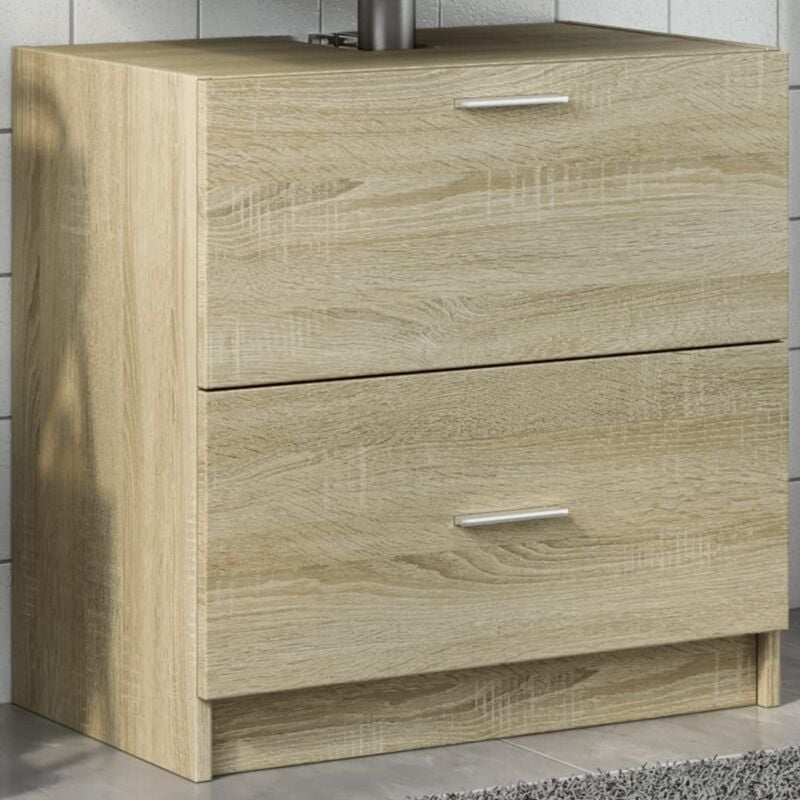 foto del prodotto mobile sottolavabo rovere sonoma 59x37x59 cm in truciolare vidaxl