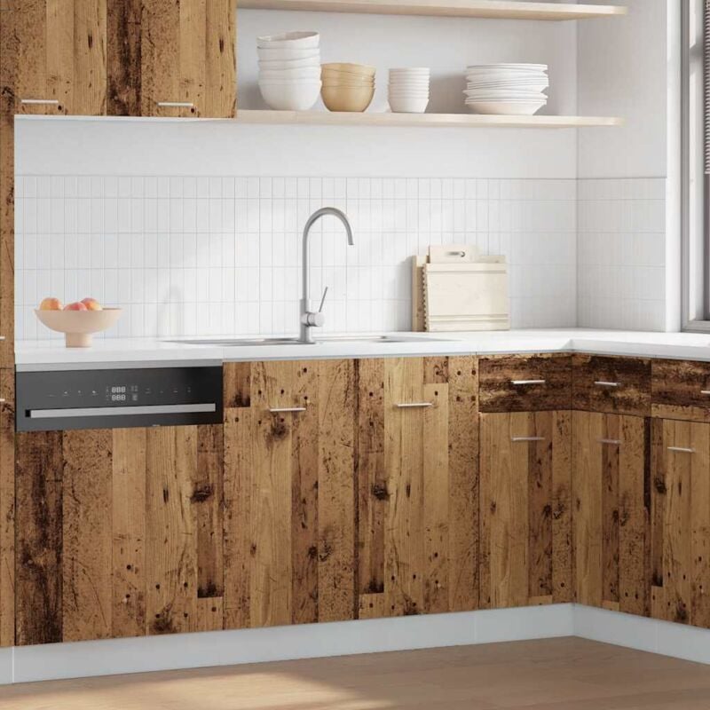 foto del prodotto mobile sottolavello lyon legno antico 80x46x81,5cm vidaxl