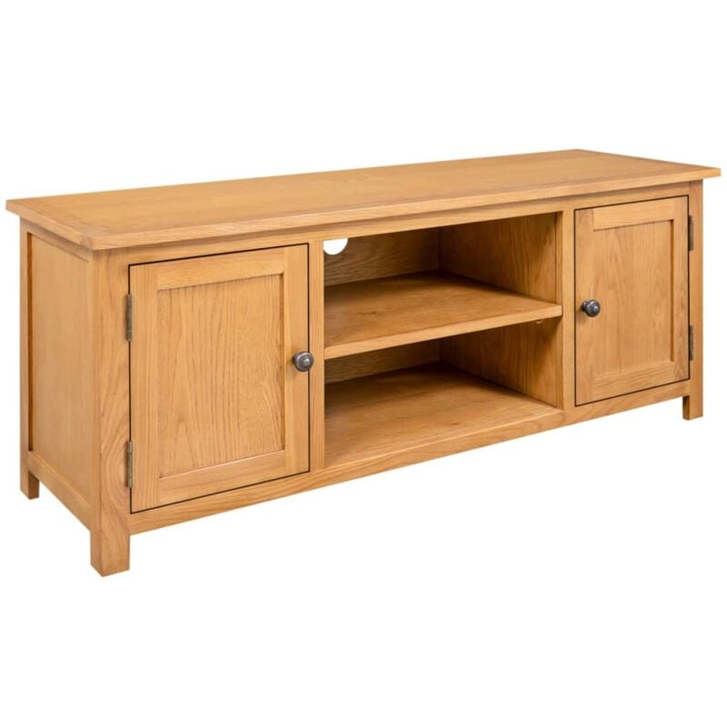 foto del prodotto mobile tv 110x35x44 cm in massello di rovere vidaxl