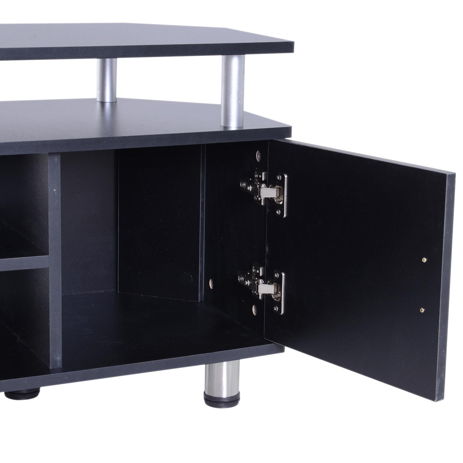 foto del prodotto mobile tv 2 ante 4 ripiani 120x39,5x52 cm nero
