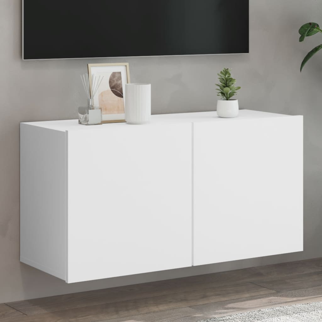 foto del prodotto mobile tv a parete bianco 80x30x41 cmcod mxl 134069