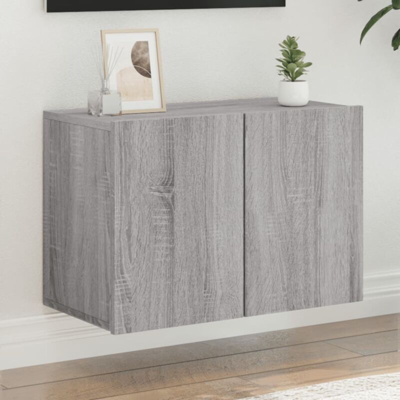 foto del prodotto mobile tv a parete grigio sonoma 60x30x41 cm vidaxl