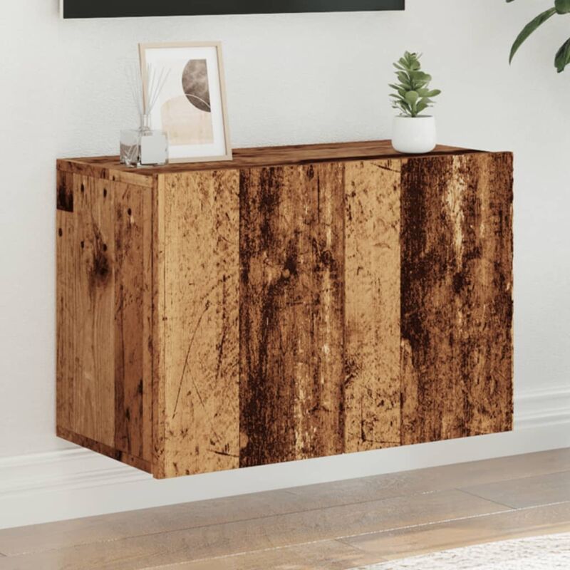 foto del prodotto mobile tv a parete legno antico 60x30x41 cm vidaxl