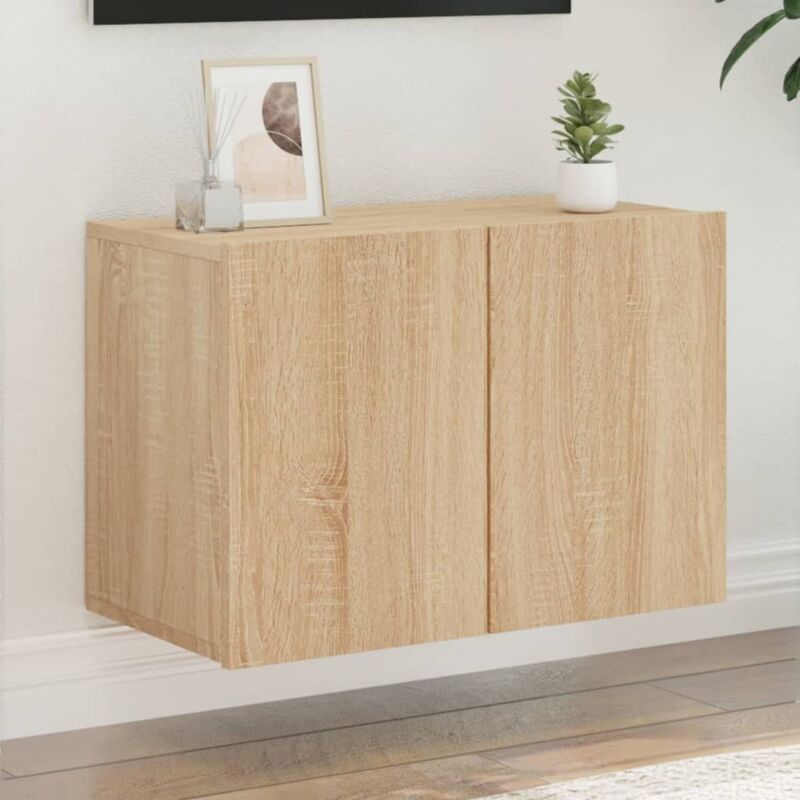 foto del prodotto mobile tv a parete rovere sonoma 60x30x41 cm vidaxl
