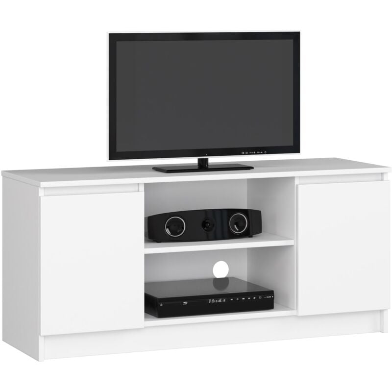 foto del prodotto mobile tv akord bianco 120 cm 2 ante 120x40x55 cm