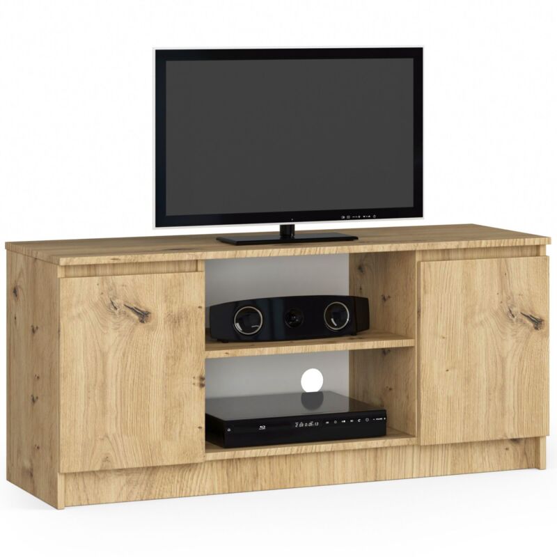 foto del prodotto mobile tv akord quercia artisan 120 cm 2 ante 120x40x55 cm