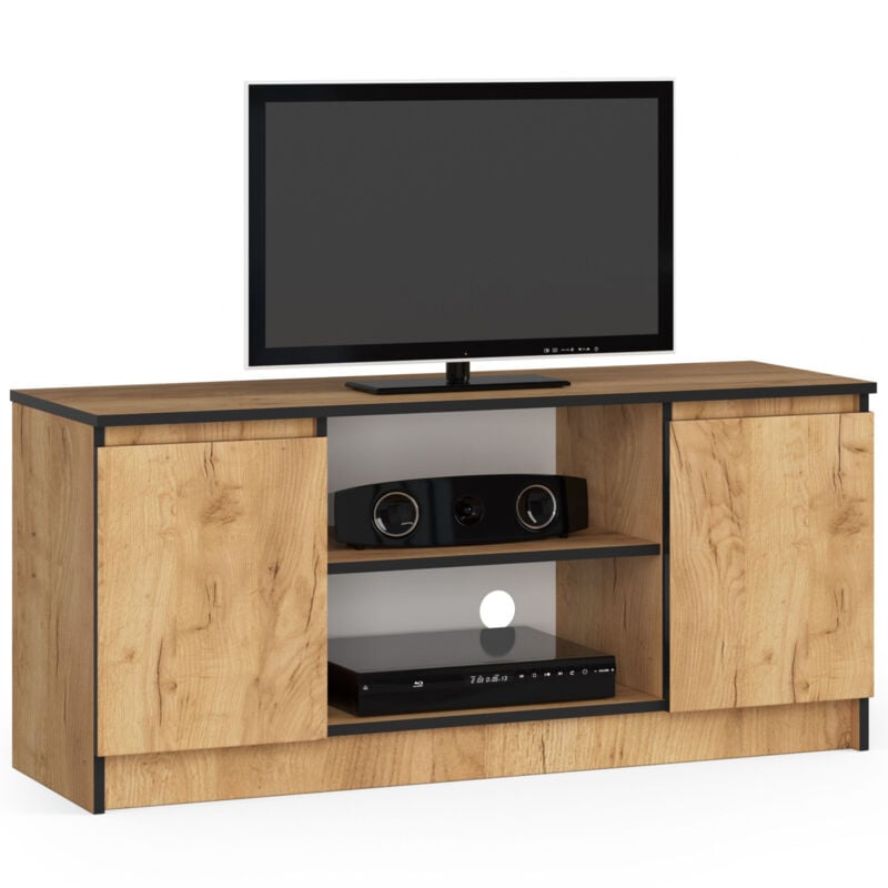 foto del prodotto mobile tv akord quercia craft 120 cm 2 ante 120x40x55 cm