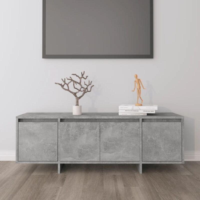foto del prodotto mobile tv grigio cemento 120x30x40,5 cm in truciolato vidaxl
