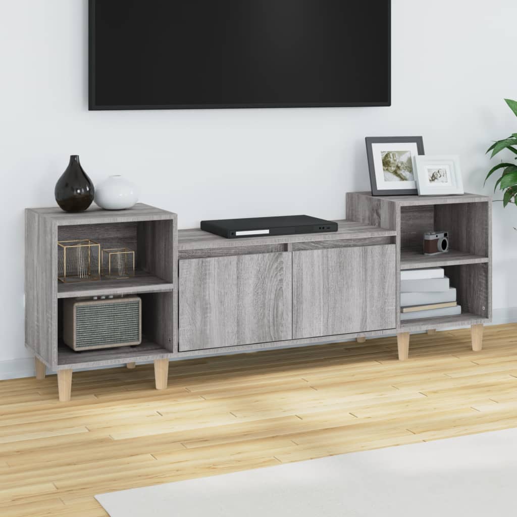foto del prodotto mobile tv grigio sonoma 160x35x55 cm in legno multistratocod mxl 127187