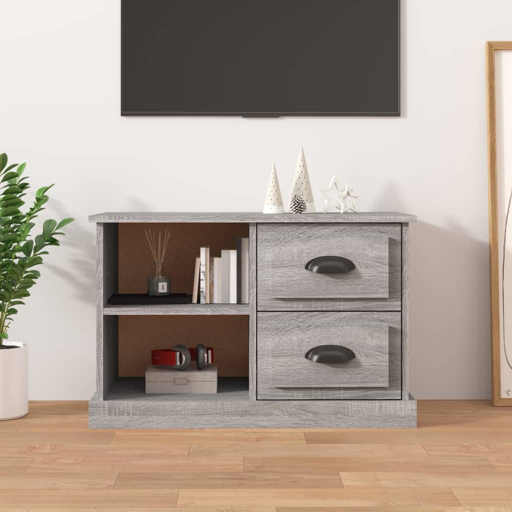 foto del prodotto mobile tv grigio sonoma 73x35,5x47,5 cm in legno multistratocod mxl 105866