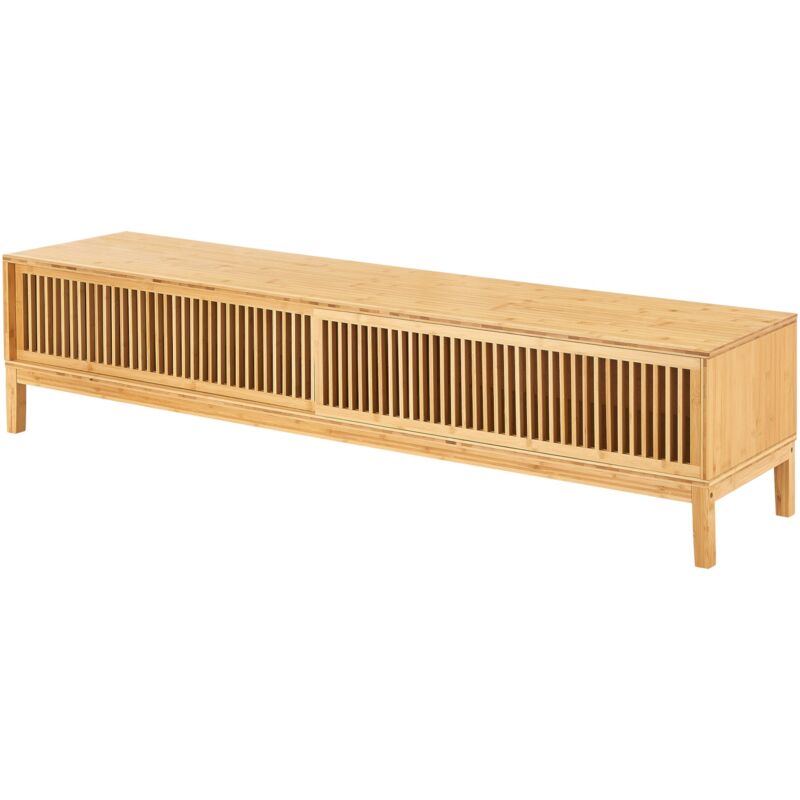 foto del prodotto mobile tv in bamb 160 x 40 x 38 cm naturale 030007873