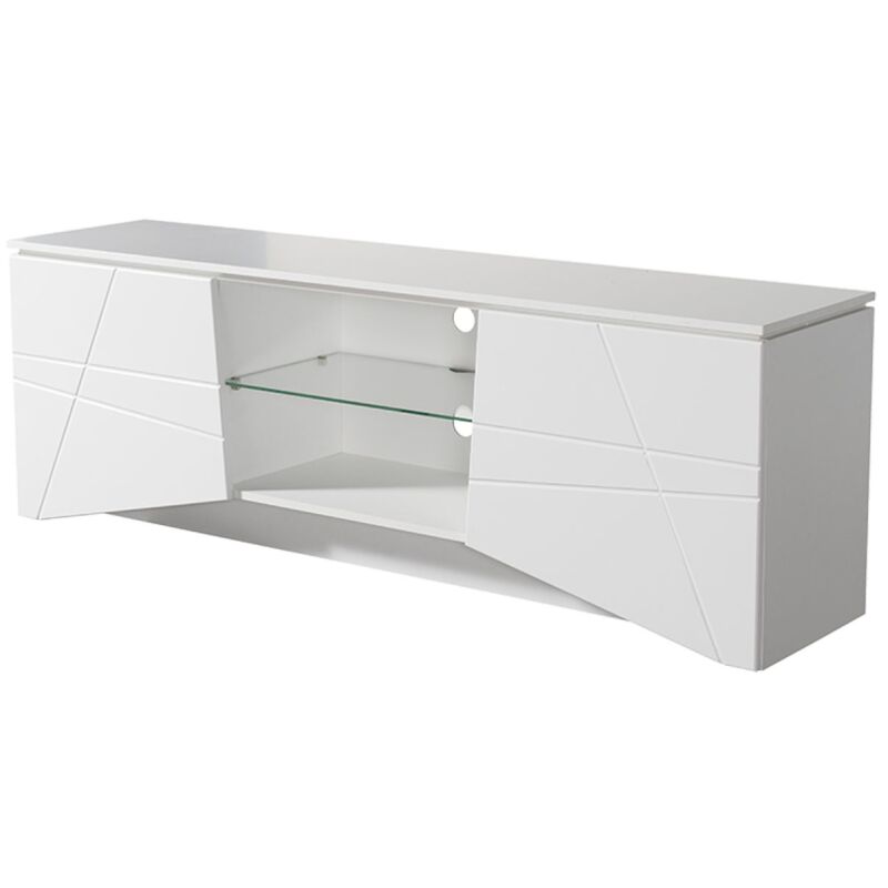 foto del prodotto mobile tv ""malaga"" bianco, 168,5x39,5x57 cm