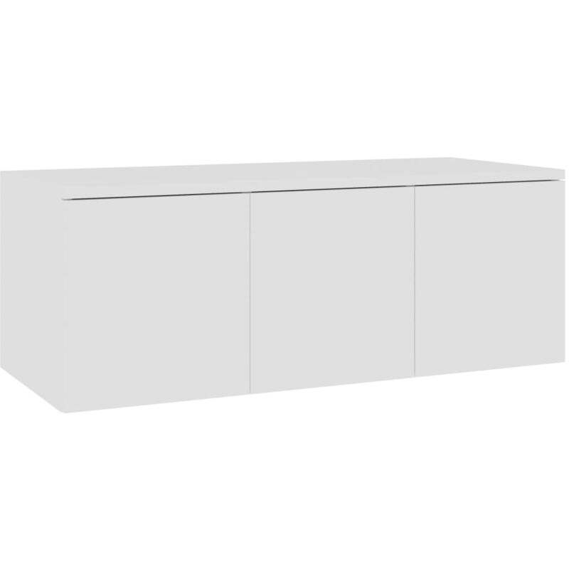 foto del prodotto mobile tv multimediale scaffale per televisione televisione buffet sala da pranzo soggiorno camera da letto 80 x 34 x 30 cm pannelli compositi bianco