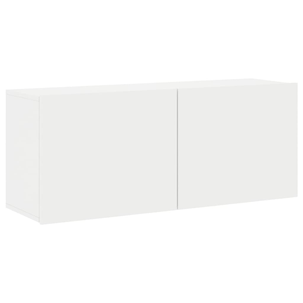 foto del prodotto mobile tv multimediale scaffale per televisione televisione buffet sala da pranzo soggiorno camera da letto a parete 100 x 30 x 41 cm bianco 02 0027737