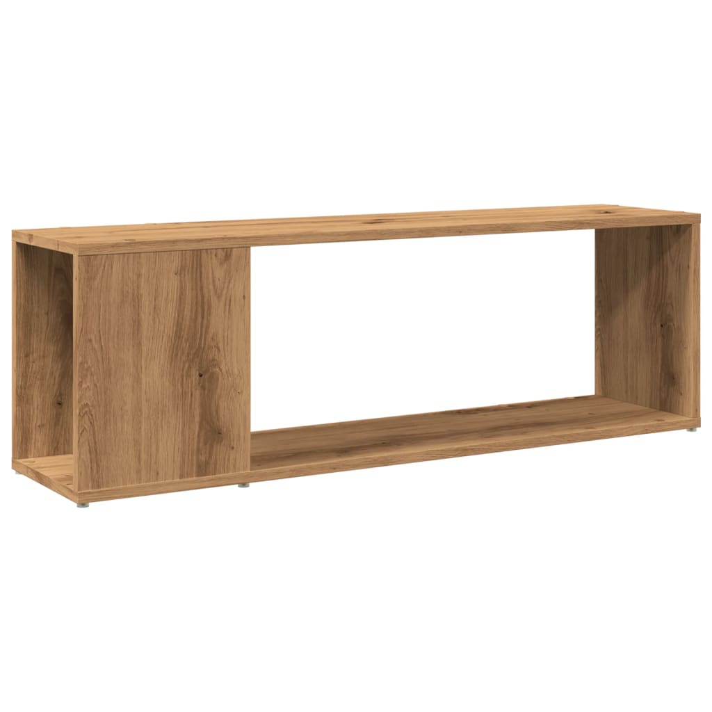 foto del prodotto mobile tv multimediale scaffale per televisione televisione buffet sala da pranzo soggiorno camera da letto rovere fatto a mano 100 x 24 x 32 cm derivati del legno marrone 02 0027248