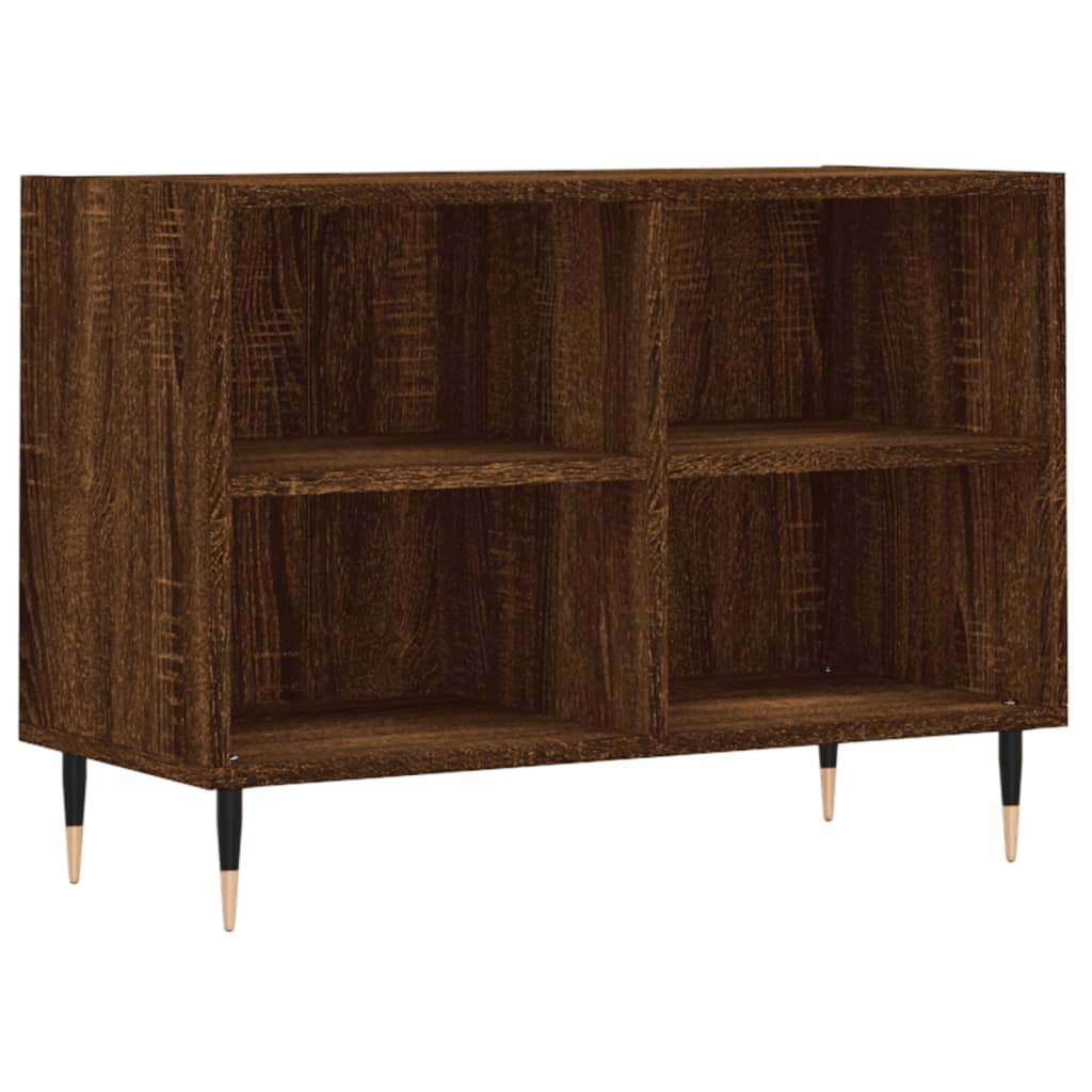 foto del prodotto mobile tv multimediale scaffale per televisione televisore buffet sala da pranzo soggiorno camera da letto rovere 69,5 x 30 x 50 cm derivati del legno marrone 02 0027217