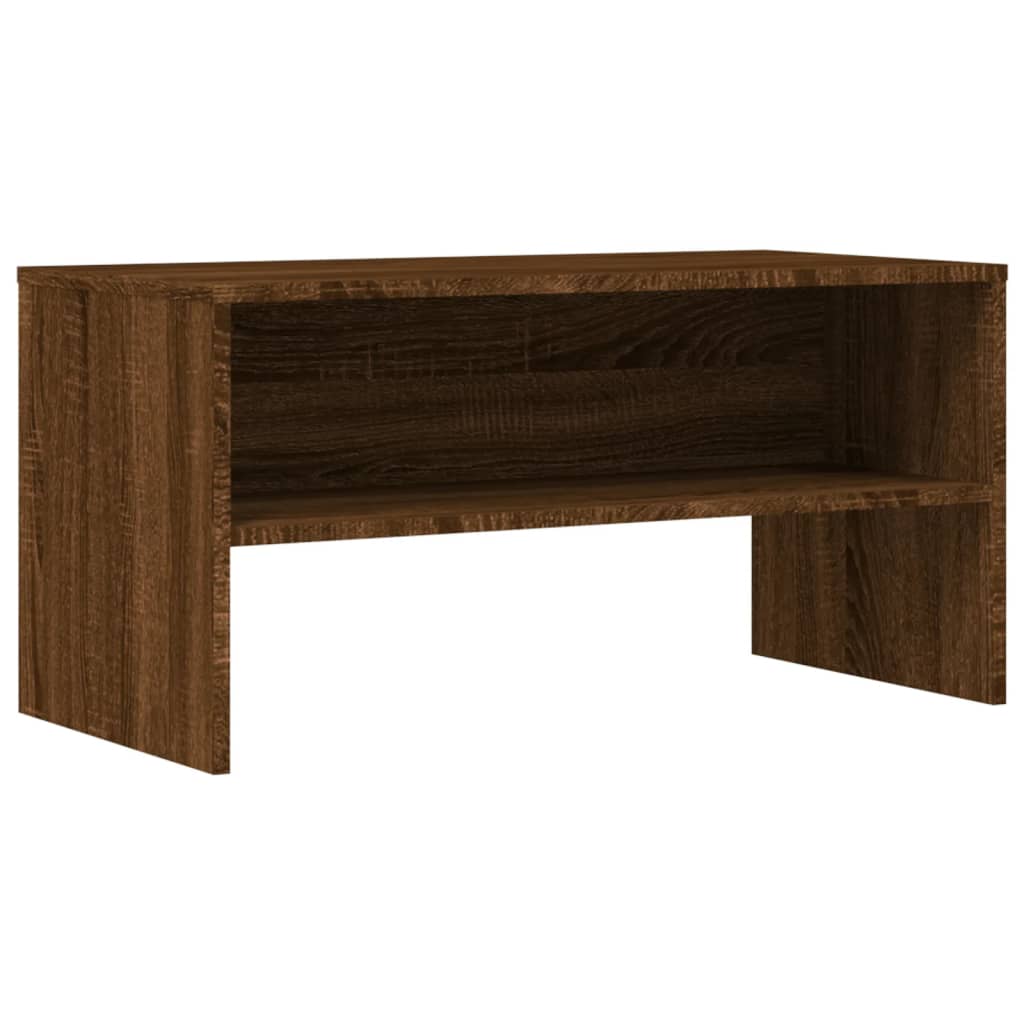 foto del prodotto mobile tv multimediale scaffale per televisione televisore buffet sala da pranzo soggiorno camera da letto rovere 80 x 40 x 40 cm derivati del legno marrone 02 0027241