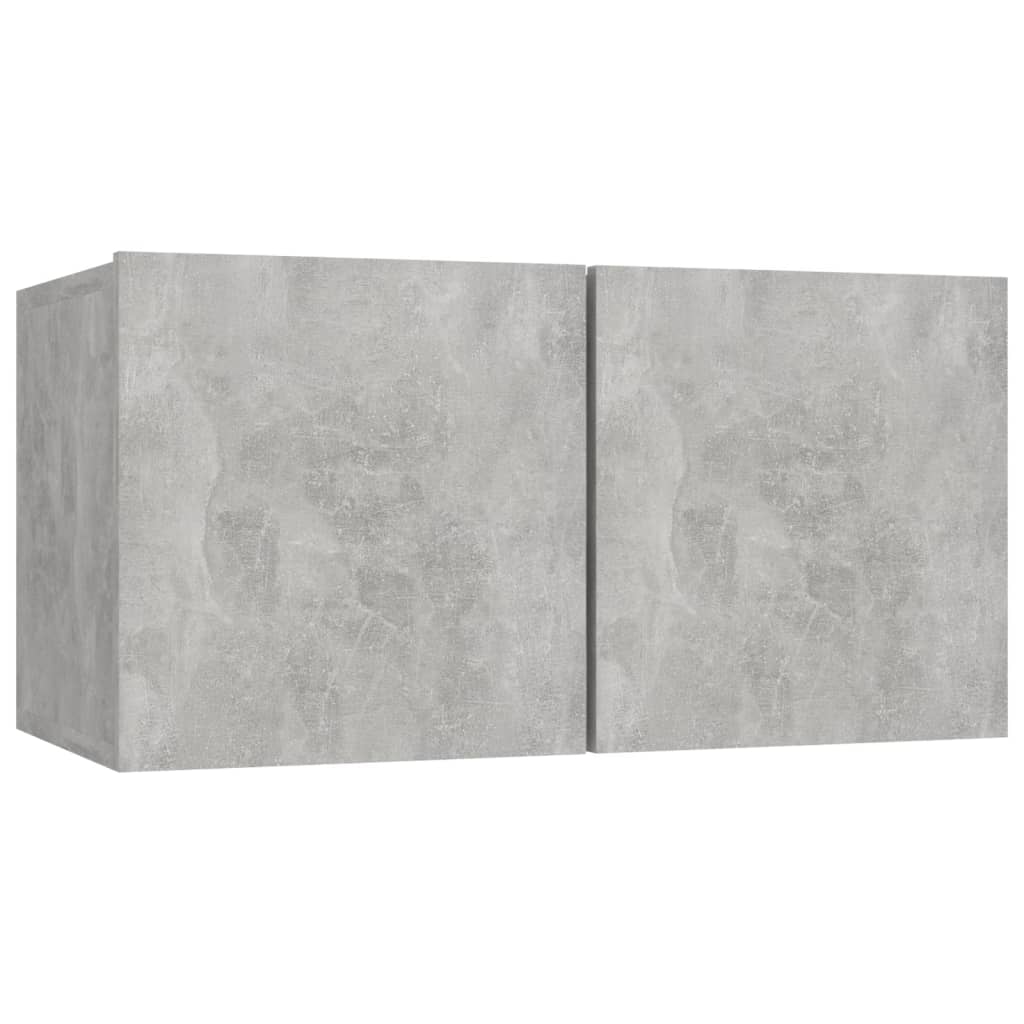 foto del prodotto mobile tv multimediale scaffale per televisione televisore buffet sala da pranzo soggiorno camera da letto sospeso 60 x 30 x 30 cm grigio 02 0028486