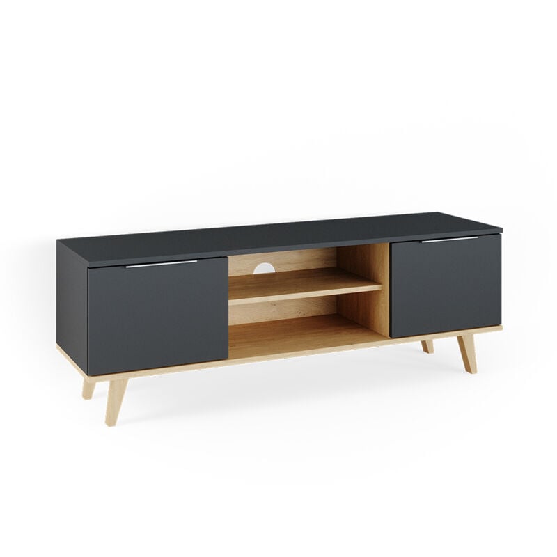 foto del prodotto mobile tv nautica, antracite, 138 x 49 cm vicco