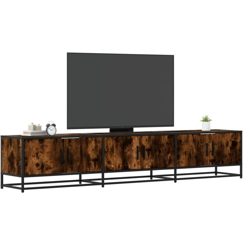 foto del prodotto mobile tv rovere fumo 210x35x41 cm in truciolato vidaxl
