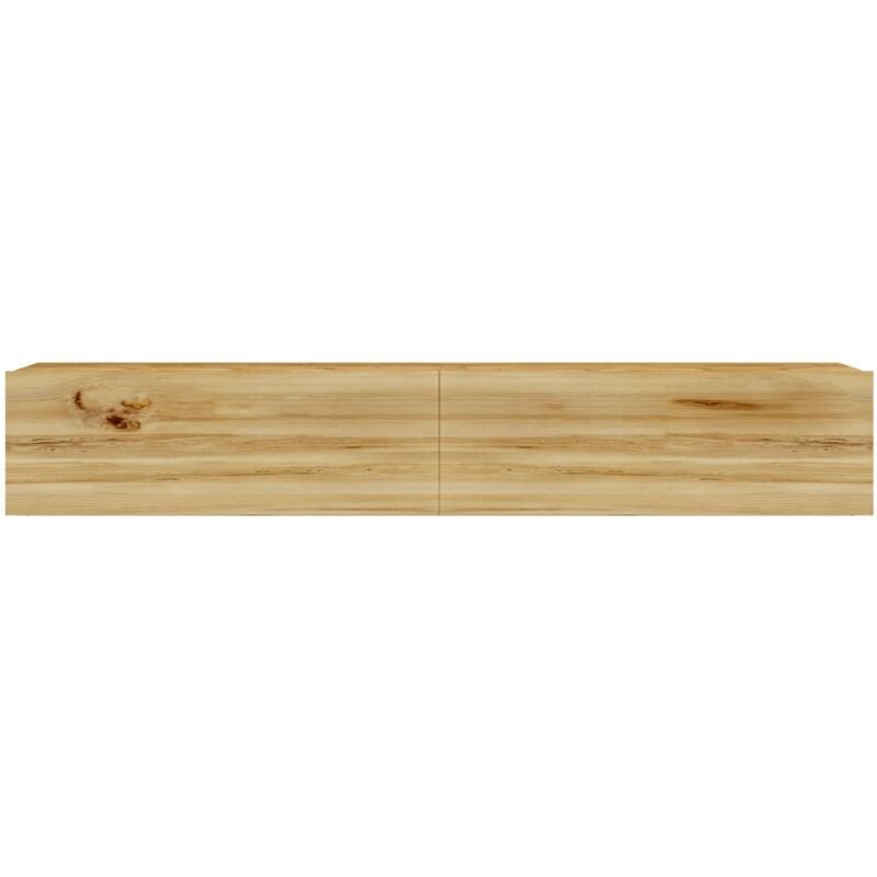 foto del prodotto mobile tv sospeso rebecca mobili tikur 29,5x180x31,5 truciolato rovere chiaro moderno