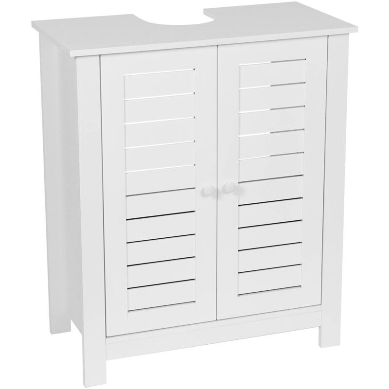 foto del prodotto mobiletto a 2 ante in mdf con 1 ripiano interno santorin tendance