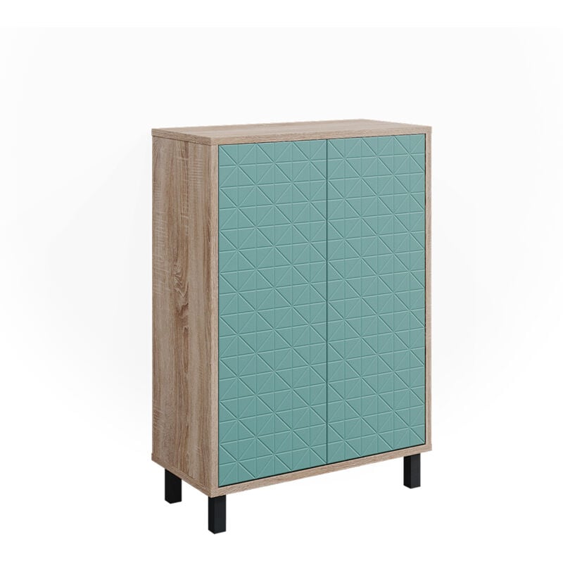foto del prodotto mobiletto bagno agasta, verde menta, 56.2 x 83.2 cm, vicco