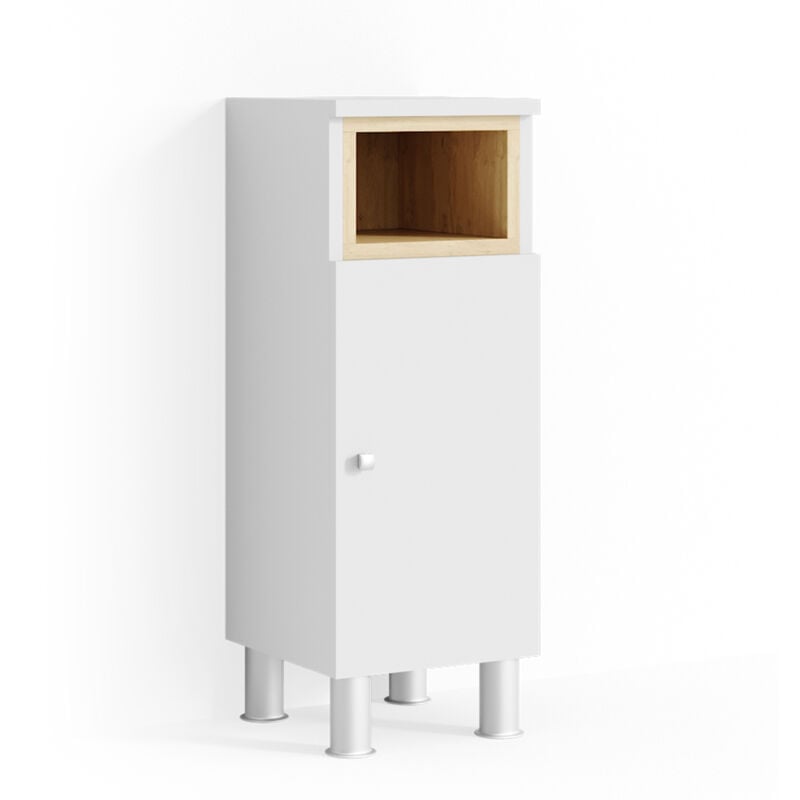 foto del prodotto mobiletto bagno aquis, bianco, 30 x 71.8 cm vicco