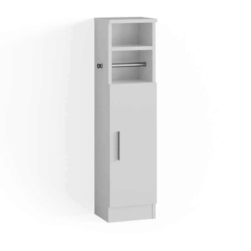 foto del prodotto mobiletto bagno enga, bianco, 23 x 90 cm vicco