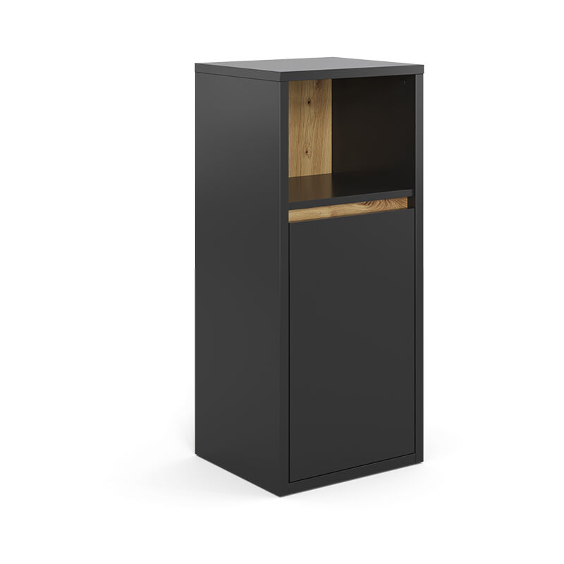 foto del prodotto mobiletto bagno viola, antracite, 38 x 80 cm vicco