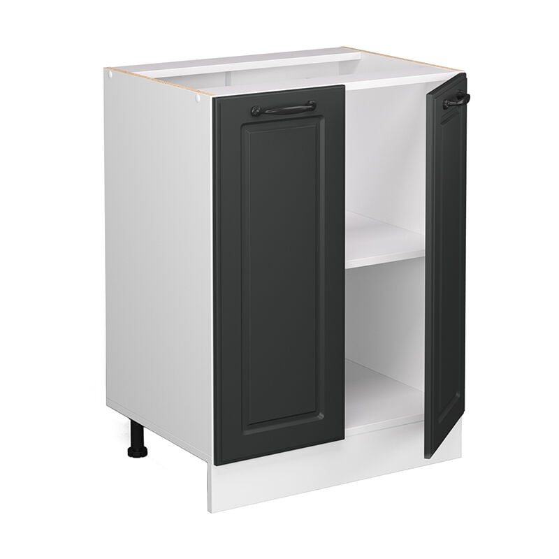 foto del prodotto mobiletto base cucina r line, antracite casa di campagna, 60 cm senza piano di lavoro, vicco