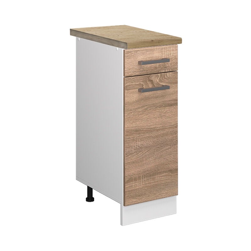 foto del prodotto mobiletto base per cucina r line, sonoma, 30 cm , pl rovere vicco