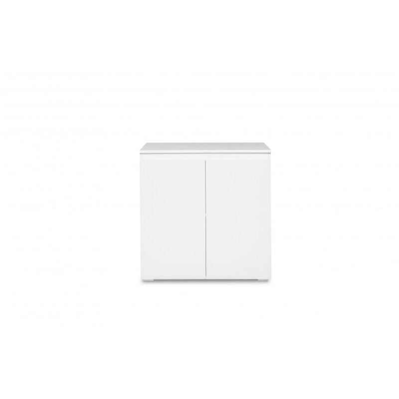 foto del prodotto mobiletto bianco 80x80x40 con due ante e un ripiano messina
