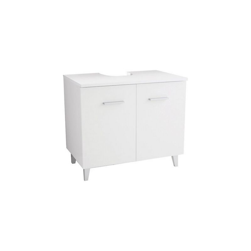 foto del prodotto mobiletto copricolonna mod. nure bianco