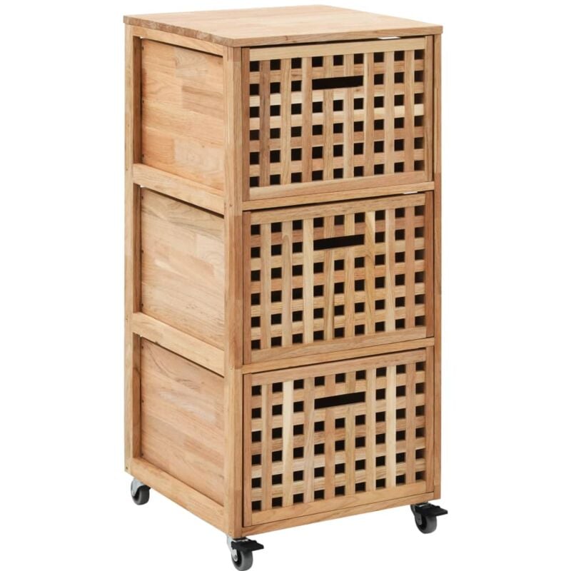 foto del prodotto mobiletto da bagno 41x41x91 cm in legno massello di noce vidaxl