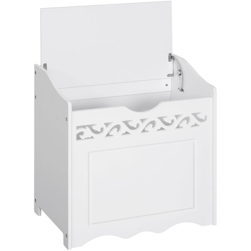 foto del prodotto mobiletto da bagno in mdf - homcom