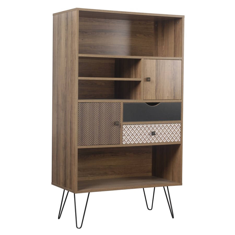 foto del prodotto mobiletto libreria 2 ante e 2 cassetti