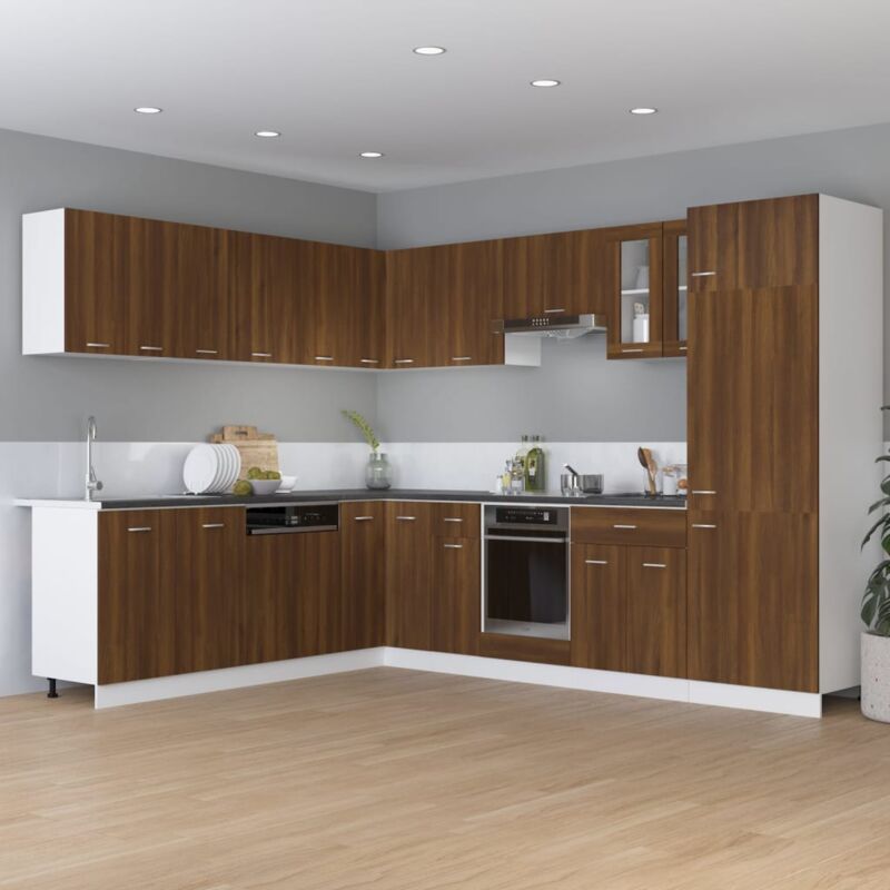foto del prodotto mobiletto lyon rovere marrone 60x46x81,5 cm vidaxl