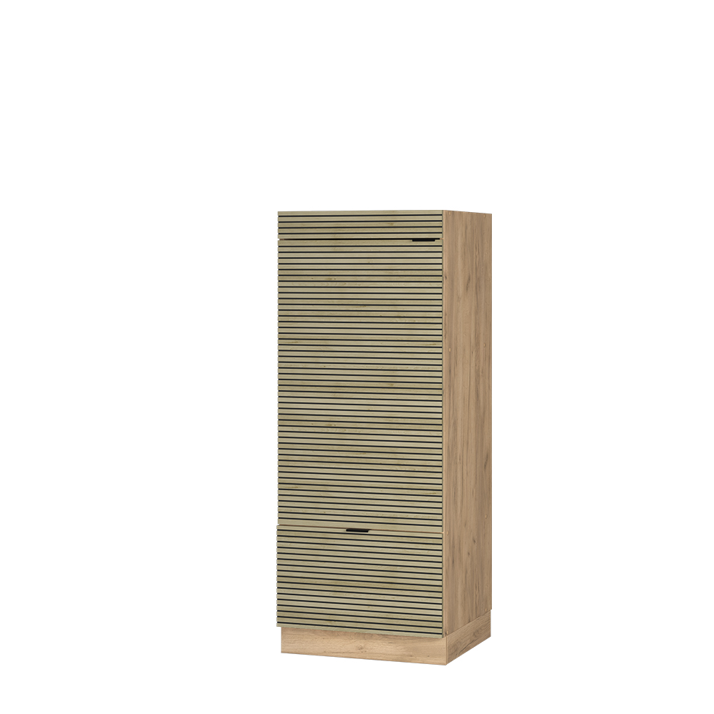 foto del prodotto mobiletto per microonde fame line, pannello in quercia, 60 cm vicco